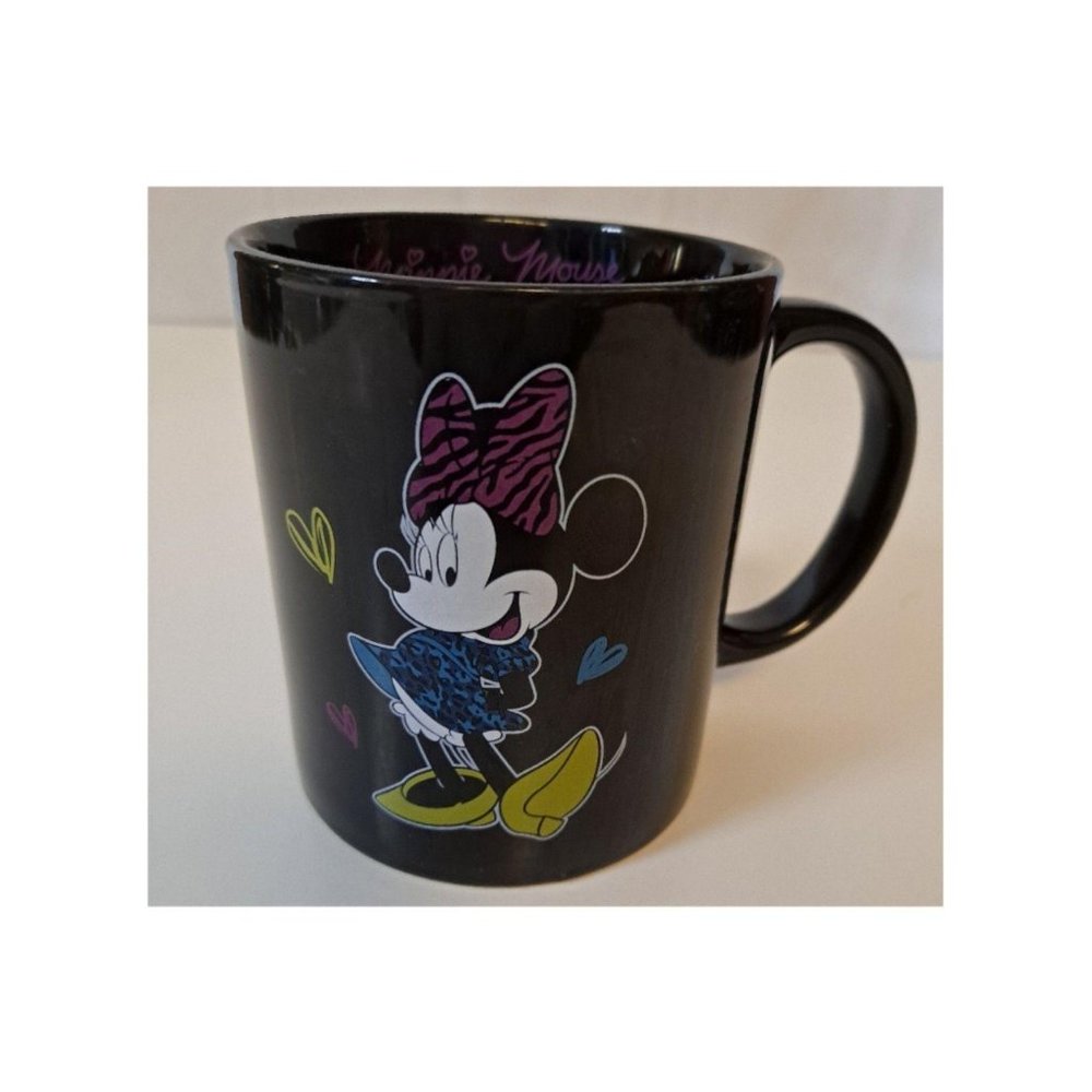 Disney Minnie Mouse Zebra print bow Coffee Mug Cup